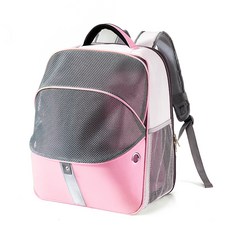 寵物用簡約外出背包, 粉色的