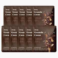 固定餐點 可可格蘭諾拉, 10個, 25g