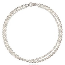 Haesool 女性92.5銀雙層珍珠項鍊 ALL-SW-N-46