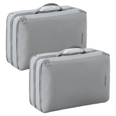 Life GONGyOU 零體積旅行用壓縮袋 淺灰色, 2個, 1入