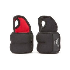 Reebok 手腕負重帶 RAWT-11210 2入, 黑色的, 0.5公斤