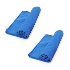 LIVBLUE 乾式超細纖維運動毛巾 LIVT0027, 藍隊, 2個