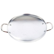 雙耳3層不鏽鋼圓形烤盤, 32 號, 1個