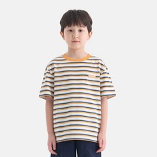 OUTDOOR PRODUCTS 兒童基本款條紋短袖T恤 OD262ISS01