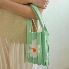 JOSEPH AND STACEY 女用 Lucky Pleats 針織雛菊包