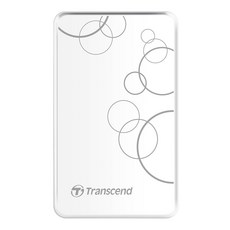 Transcend 創見 StoreJet 外置硬盤 USB 3.1 25A3, 白色, 1024GB