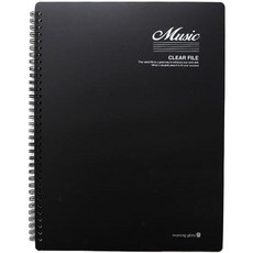 Morning Glory 音樂資料夾 20P, 黑色, 1個