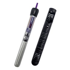 PhilGreen 溫度控制魚缸加溫棒 pH-200+保護套+橡膠吸盤 2入, 1套