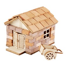 YoungModeler 英工房 迷你磚塊倉庫套組 組裝套件 3D拼圖, 2件, 混合色