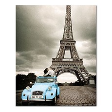 ADICO DIY繪畫Eiffel Tower日期PH93 40 x 50厘米, 混合顏色