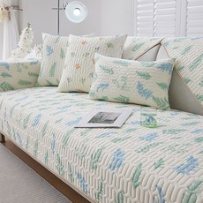 G&Y 夏季乳膠圖案防滑沙發墊