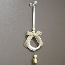 모나코올리브 원목 드림캐처 도어벨 현관 풍경 종 + 자석후크 세트, 원컬러