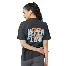 FLOW 루즈핏 반팔 래쉬가드 상의