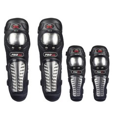 URBAN CAR 摩托車不鏽鋼護腿2入 + 護臂2入組, 1套, 混色