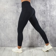FLOS 機能性女性瑜珈皮拉提斯高腰九分緊身褲