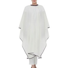 理髮披肩 LN 2032, 象牙色+紫色, 1個