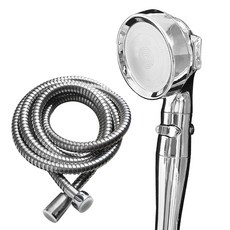 LIVINGiF 過濾蓮蓬頭+淋浴軟管 2m, 1套, 銀色