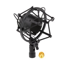 belkin 貝爾金 圓形麥克風用避震架 50~55mm, 單一商品, 黑色, 1個