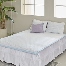 블레딕홈 베어쿨 듀라론 냉감 여름 침대 패드, 블루