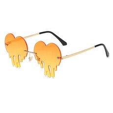 Mood Point 粉彩獨特派對太陽眼鏡, 黃色, 1個