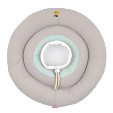 Parisdog 寵物笑臉圖案防咬頭套 XL號 灰色, 270g, 1個