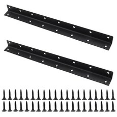 OON 不鏽鋼長方形長型角鐵 D型 375mm 2入 + 螺絲 40入 組, 1套