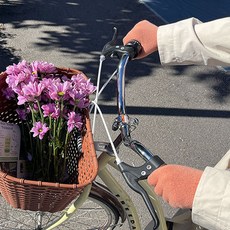 울 니트 손가락 털 장갑