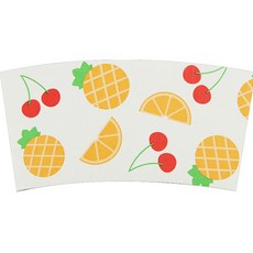 Potegar可愛水果插圖杯套 340g, 1個, 200件