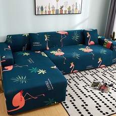 超值達人 北歐風格彈性沙發套, 08 愛情鳥