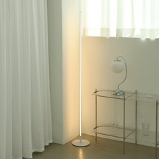 루아즈 북유럽 거실 LED 장스탠드 조명등 LUAZ-L19, 화이트