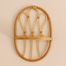 藤編壁掛置物架 B款, 一級, 單色