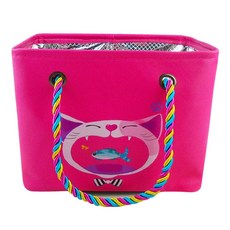 BUBBLYDAY Fishcat 可排水沐浴袋 深粉紅色, 粉紅色