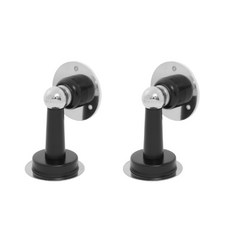 不鏽鋼磁吸防撞擋門器 黑色, 2個