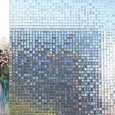 언헤브 데일리 유리창 필름 시트지, 07모자이크, 80 x 500 cm