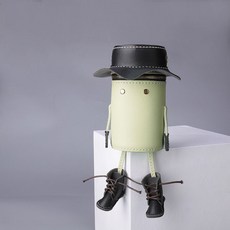 Rogar Cowboy 手工縫製十字包 DIY 套組, 1套, 綠色