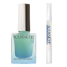 AquaNich Spirulina Nail Strengthener 10ml + Nail & Cuticle Multi Oil Pen 2ml 套組, 1套, 10毫升