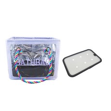 Beaurator 透明瀝水沐浴包 紫色, 1個