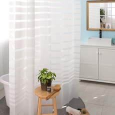 一七九EVA現代條紋浴簾, 1個