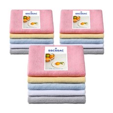 Sukssak Rainbow 超細纖維抹布 5 件套, 3套