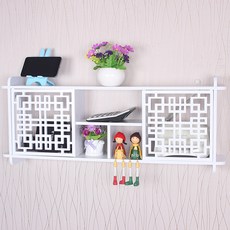 세뇨르킴 프리미엄 벽걸이 칸막이 셋톱박스 공유기가리개 80 x 13.5 x 30 cm A, 화이트