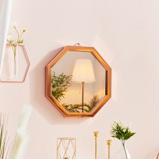 壁掛式八角型鏡子, 玫瑰金