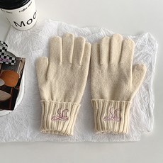 SORIDAL 女款 Dirot 蝴蝶結羅紋觸控指洞手套