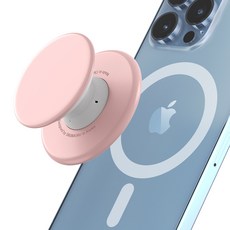 SINJIMORU M Tab Tok MagSafe 軟質握把支架, 粉紅色, 1個