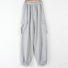 PLAYS 男款抽繩鬆緊帶口袋工裝束口運動褲