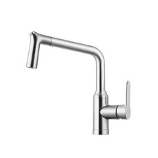 BK單孔廚房水龍頭 銀色 BK 307, 1個