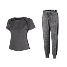 Naya Style女款瑜珈服短袖上衣+運動褲 1915