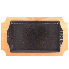 牛排盤 長方形 2號, 混色