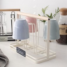 꾸미까 키친컬렉션 컵걸이, 아이보리, 1개