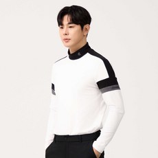 클리브랜드 남성용 레이온 기모 모크넥 긴팔 티셔츠 CGMLT44926