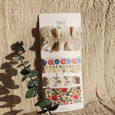 Bidangil 女童用 Laura Pink 髮夾 BB夾 4件組